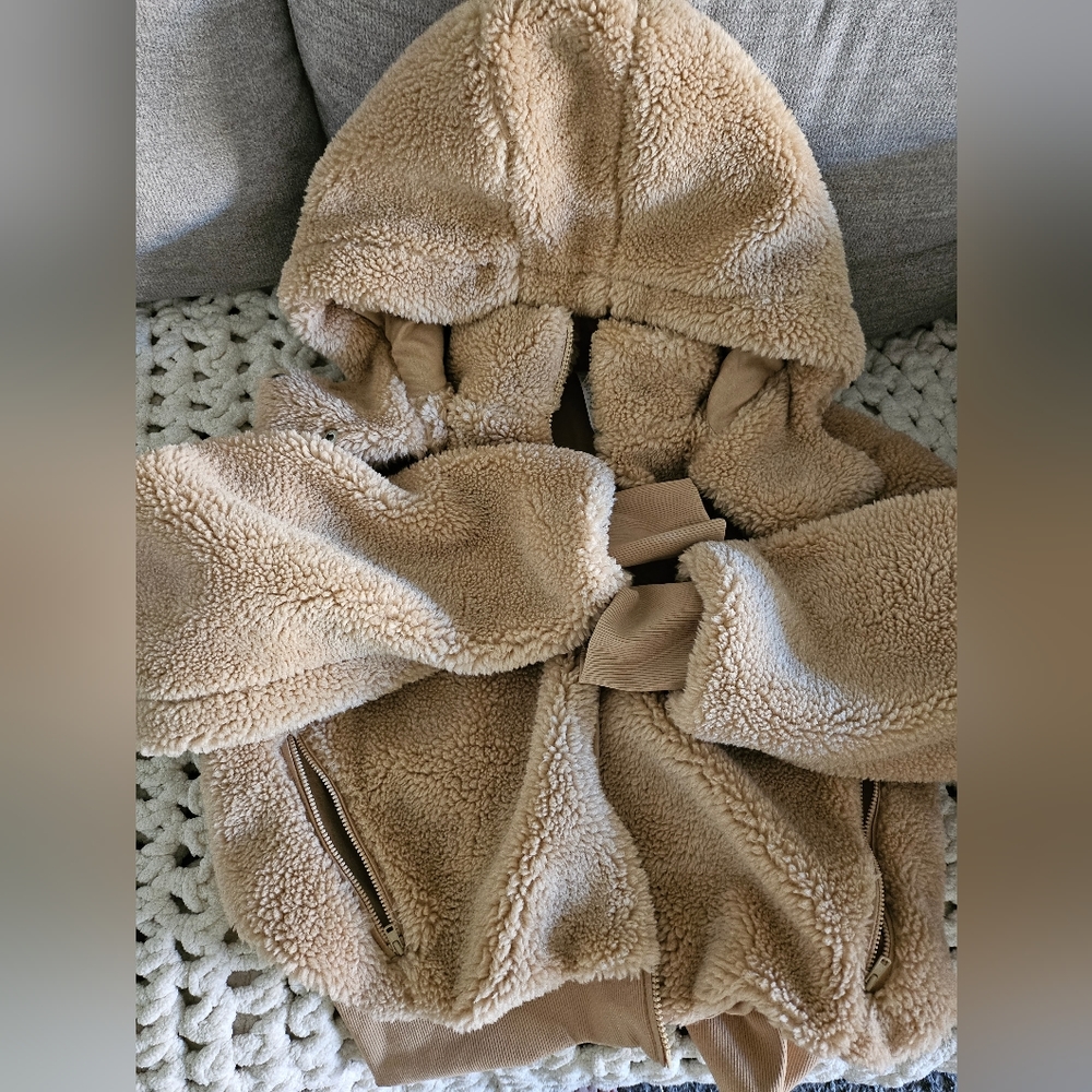 ALO foxy sherpa bomber jacket